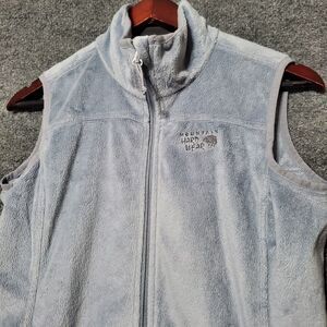 Mountain Hardware Vest Womens Small Fleece Full Zip Pockets Outdoor Casual Y2K